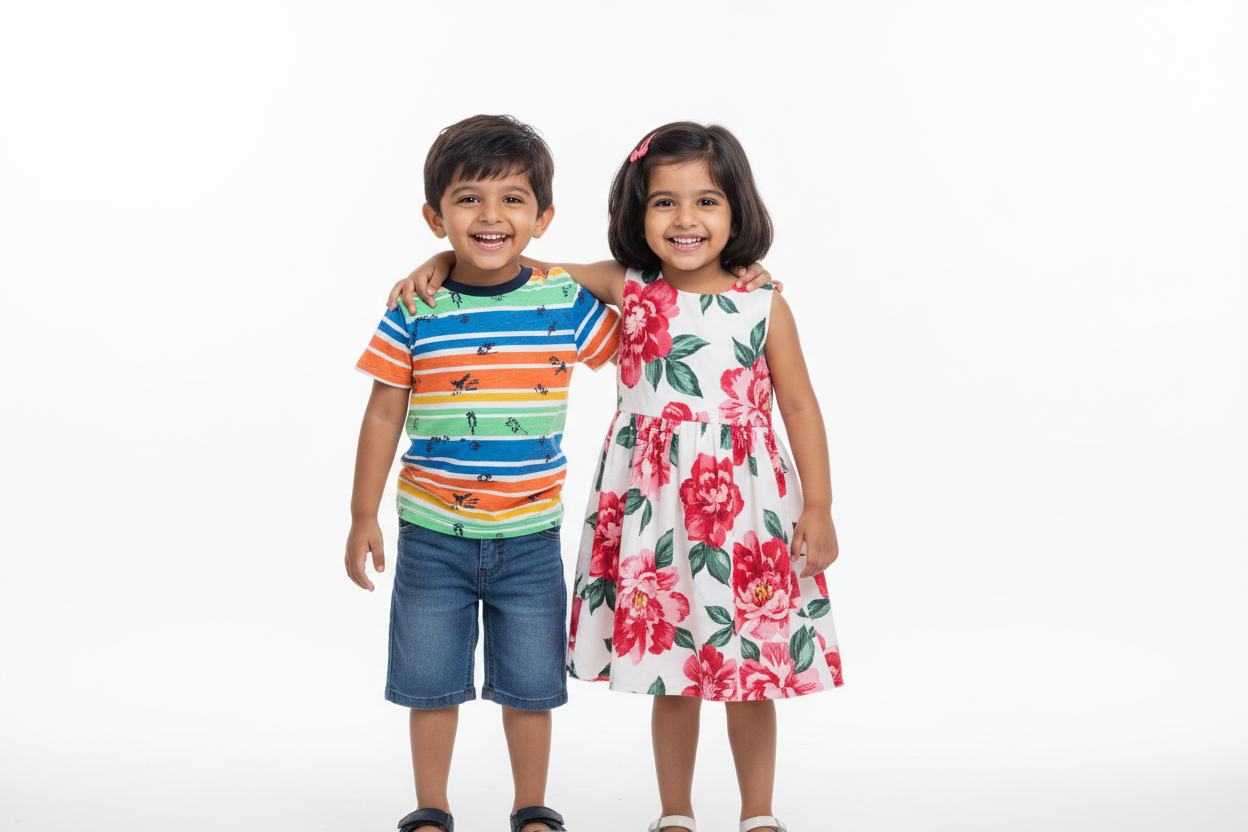 Kids Boy & Girl Together